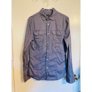 Men - light gray - Armani Exchange Buttom Up Shirt - Size S